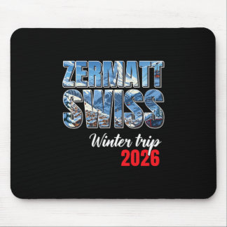 Zermatt Schweiz Vinterresa 2026 Alperna Skidor Sch Musmatta