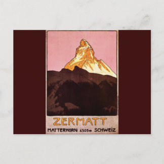 Zermatt Schweiz Vykort