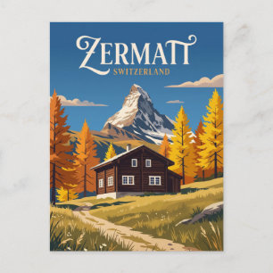 Zermatt Schweiz Vykort