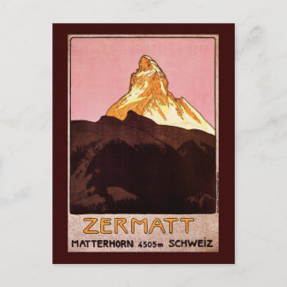 Zermatt Schweiz Vykort