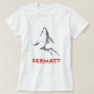 Zermatt Valais, Schweitz T Shirt