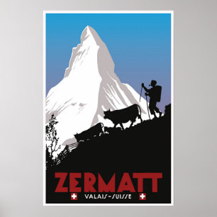 Zermatt,Valais,Suisse Poster