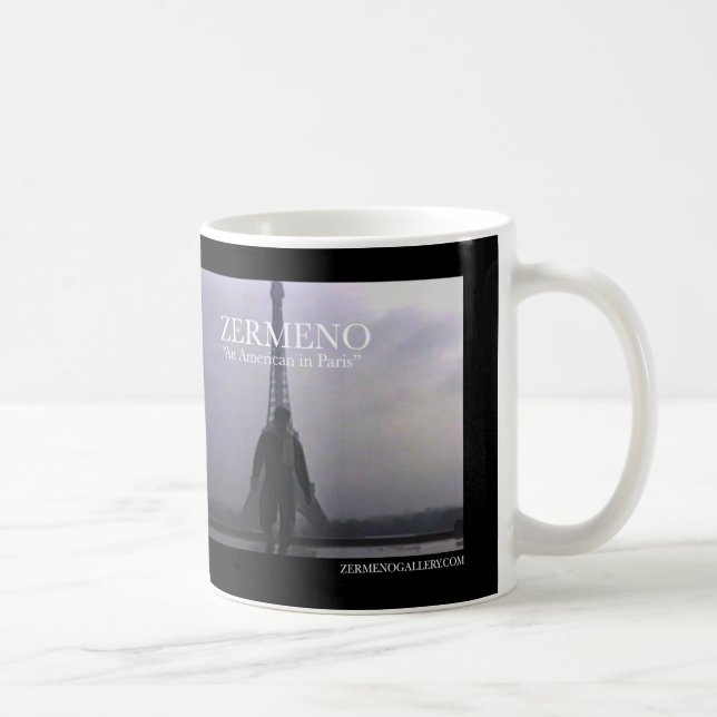 Zermeno "en amerikan i Paris" kaffemugg (Höger)
