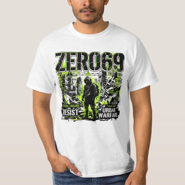 ZERO69 Systemfel – Urban krigföring T Shirt (Framsida)