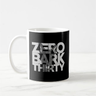 Zero Bark trettio belgiska Malinois Militära Hund Kaffemugg