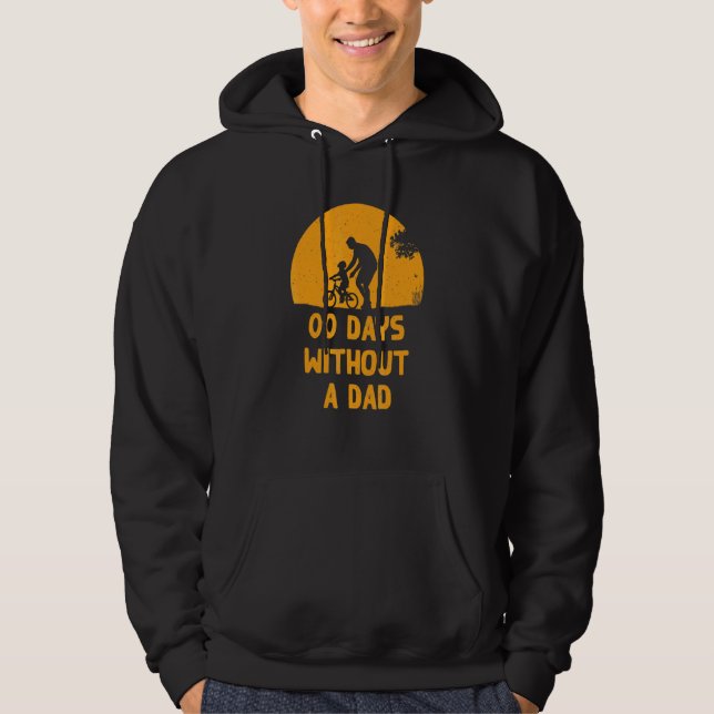 Zero Days Without A Dad Joke Father's Day Sayings  Hoodie (Framsida)