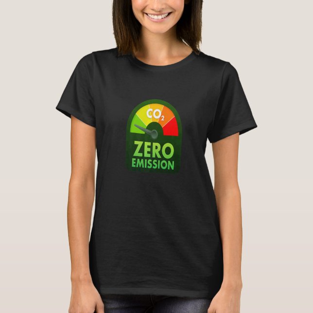Zero Emissions Owner   Electric Car Drive The Futu T Shirt (Framsida)