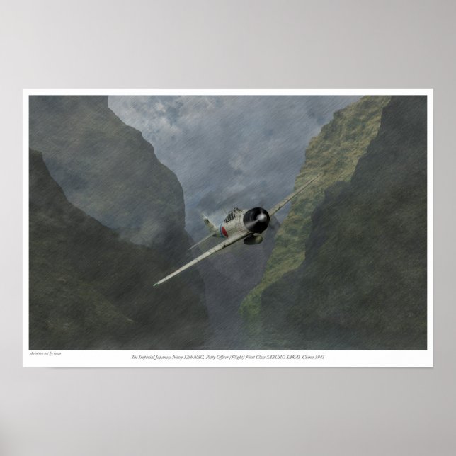 Zero fighter "Saburo Sakai" Poster (Framsidan)