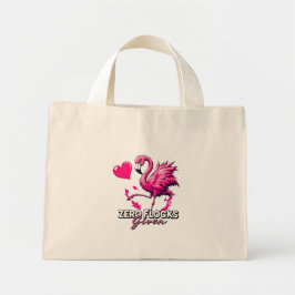 Zero Flocks Given Tote Bag – Bold Flamingo Attitud Mini Tygkasse
