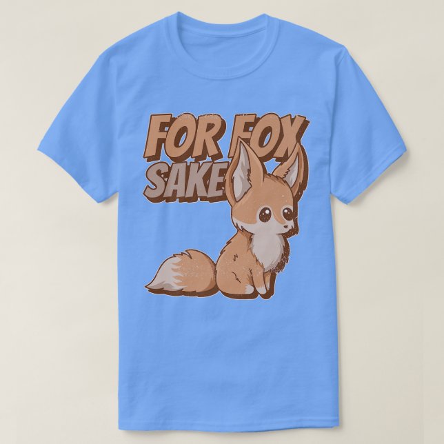 Zero Fo given Pun för Fennec Fo Älskare T Shirt (Design framsida)
