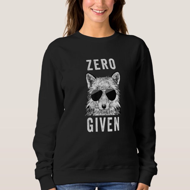 Zero Fox Given Sarcastic Fox Pun T Shirt (Framsida)