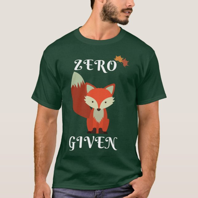 Zero Fox Given T Shirt (Framsida)