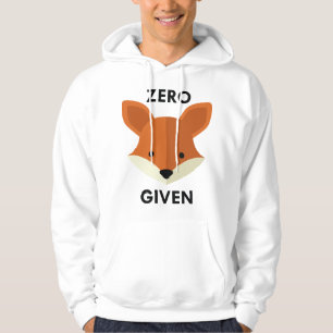 Zero Fox har angetts Hoodie