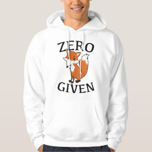 Zero Fox har angetts Hoodie