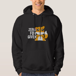 Zero Fox har angetts Hoodie