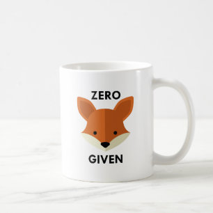 Zero Fox har angetts Kaffemugg
