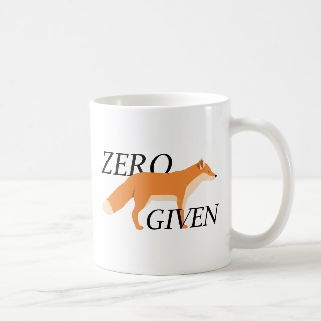 Zero Fox har angetts Kaffemugg (Höger)