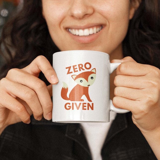 Zero Fox har angetts Kaffemugg (Zero Fox Given Mug)