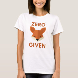 Zero Fox har angetts T Shirt