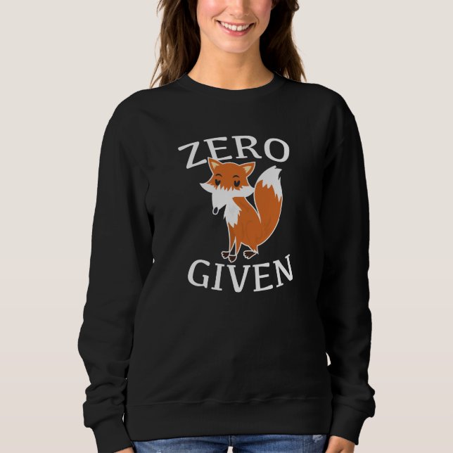 Zero Fox har angetts T Shirt (Framsida)