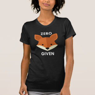 Zero Fox har angetts T Shirt