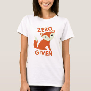 Zero Fox har angetts T Shirt