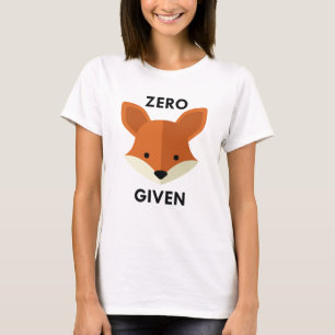 Zero Fox har angetts T Shirt