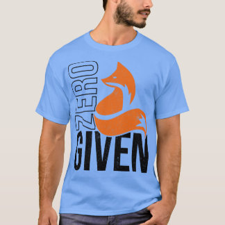 Zero Fox har angetts T Shirt