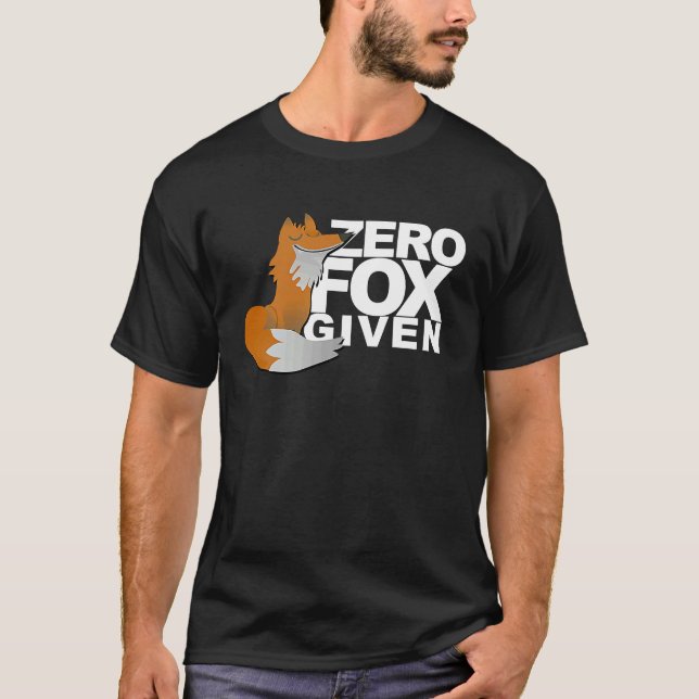 Zero Fox med fox-tagg T Shirt (Framsida)