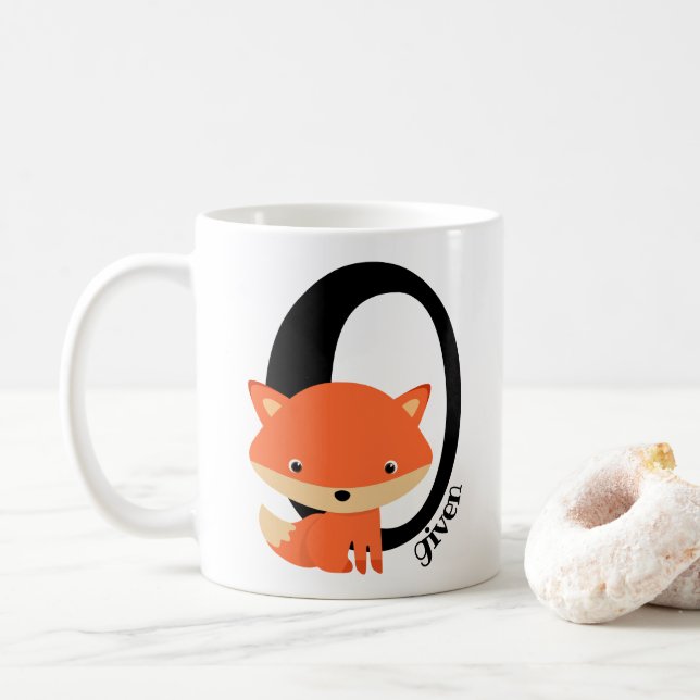 Zero Fox med söt sarkastisk röd räv Kaffemugg (Med munk)