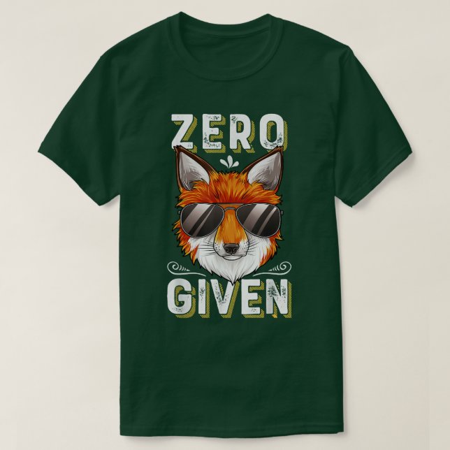 ZERO FOXS GIVEN T SHIRT (Design framsida)