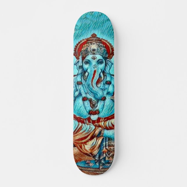 Zero Ganesha Inslag Rider Anpassningsbar Pro Park  Skateboard Bräda 20 Cm (Framsida)