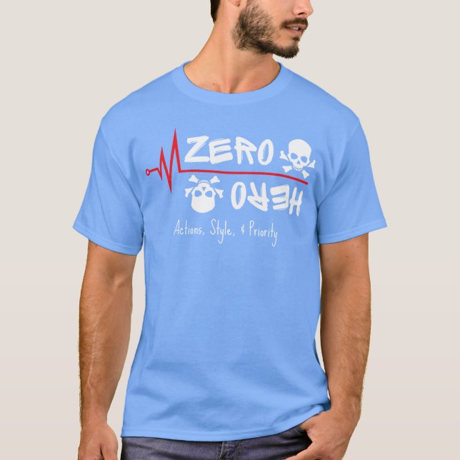 Zero Hero vintage T Shirt (Framsida)