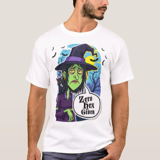 Zero Hex med funny Witch Halloween Costume Tee
