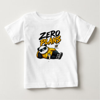 Zero Plans – Rolig Chill Typografi T-Shirt