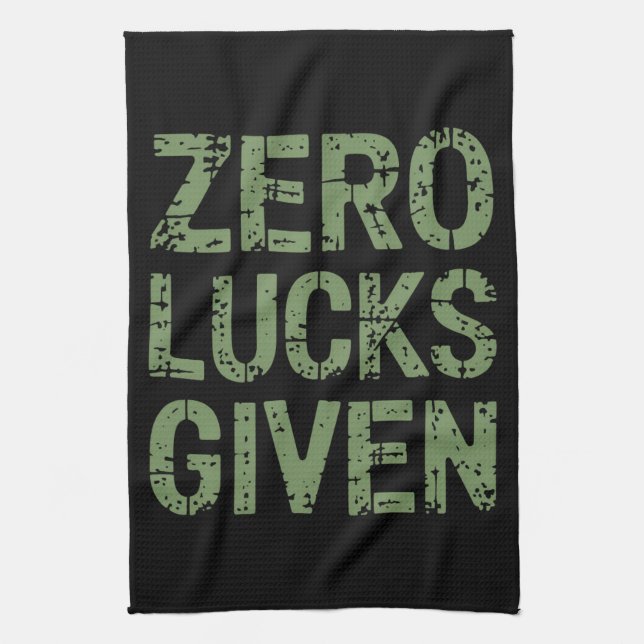 Zero tur given St Paddy's Day Roliga Patricks Kökshandduk (Vertikal)