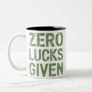 Zero turer ges St Paddy's dag rolig Patrick Två-Tonad Mugg