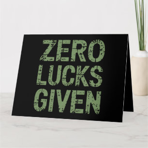 Zero turer ges St Paddy's dag rolig Patrick's dag Kort