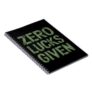 Zero turer ges St Paddy's Day Roliga Saint Patrick Anteckningsbok