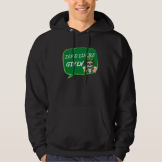 Zero turer givna St Patrick s dag St Paddys dag Hoodie