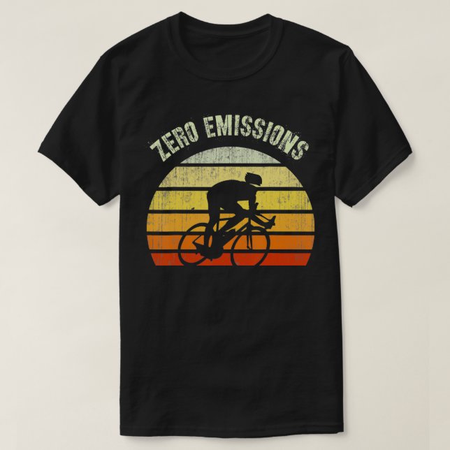 ZERO-UTSLÄPP Ride Din bike Cycolog Spara Eart T Shirt (Design framsida)