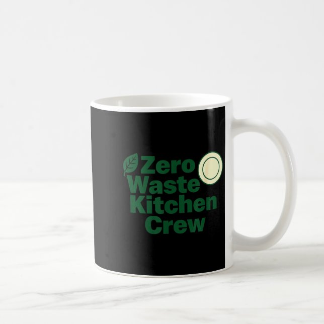 Zero Waste Kitchen Crew Sustainability Design  Kaffemugg (Höger)
