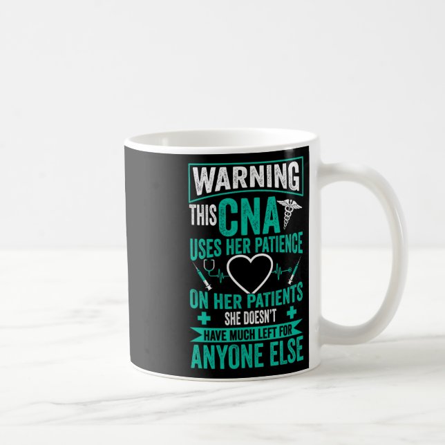 Zertifizierte Pflegeistentin Geschenk Cna Nurse - Kaffemugg (Höger)