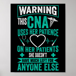 Zertifizierte Pflegeistentin Geschenk Cna Nurse - Poster