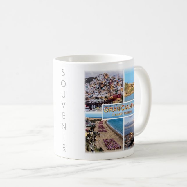 zES008 LAS PALMAS Gran Canaria, Kaffemugg (Framsida höger)