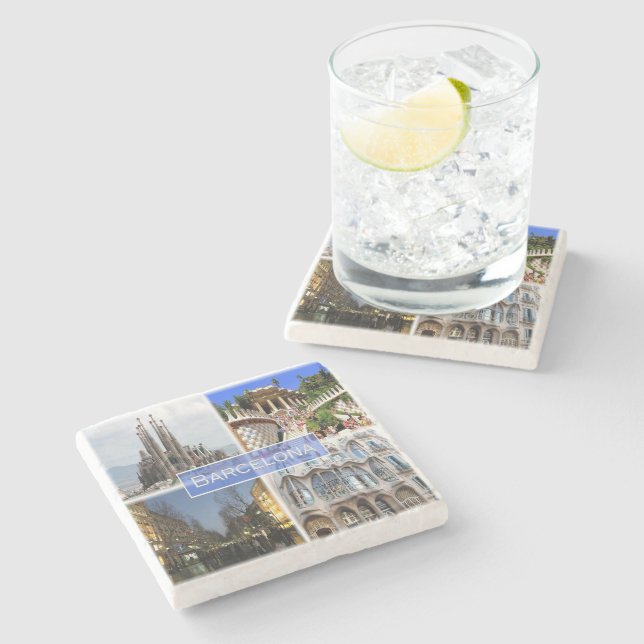 zES010 BARCELONA, Spanien, Europa Stenunderlägg (Sidan)