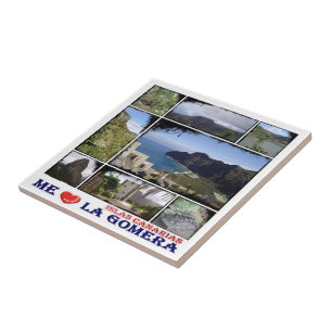 zES014 LA GOMERA, I Kärlek, Kakelplatta