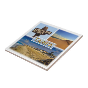 zES027 TARIFA - 15,oo km Afrika, Kakelplatta