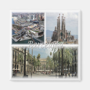 zES031 BARCELONA Spanien - Fridge Magnet