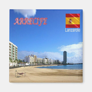 zES086 LANZAROTE, ARRECIFE, Spanien, Fridge Magnet